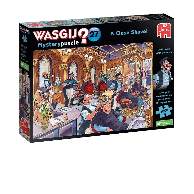 Scented Wooden Puzzles with a Fresh Pine Aroma for a Sensory ExperienceWasgij Mystery 27: A Close Shave! (1000 Pieces)