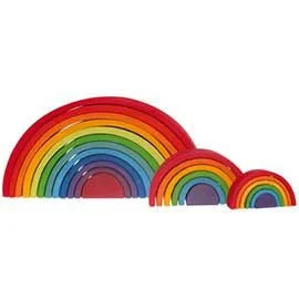 Grimm's Wooden Stacking Rainbow