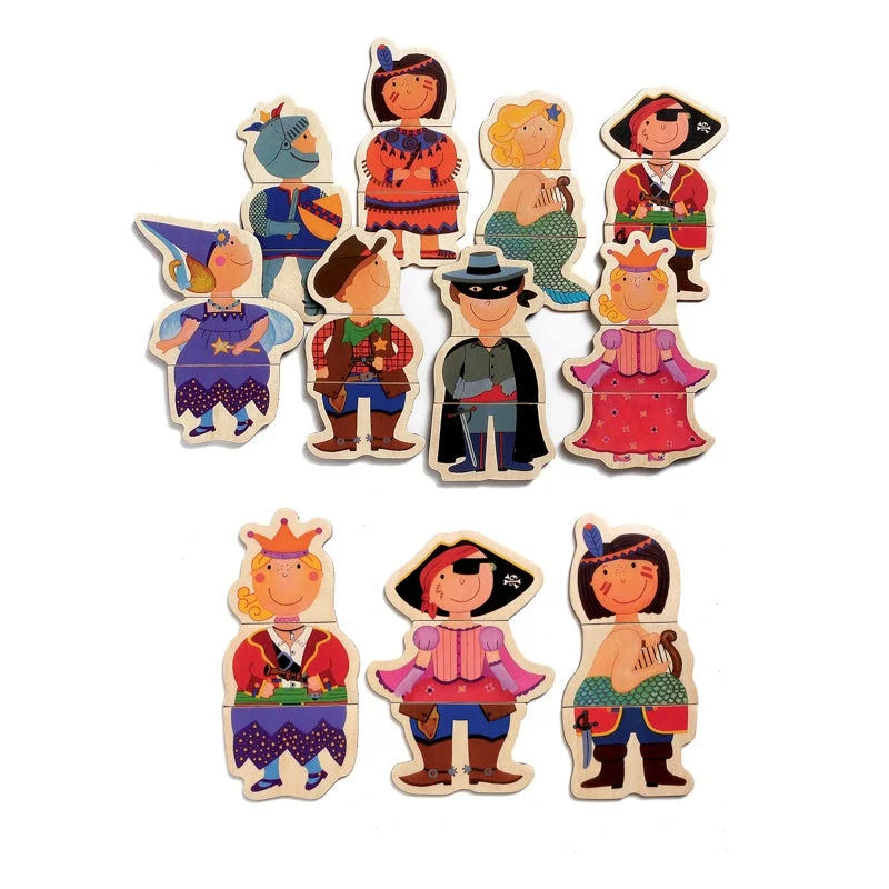 Wooden Magnetic Dress Up Set